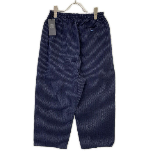 Porter Classic ポータークラシック PC-047-2652 ネイビー ストライプ KASURI STRIPE ORIGINAL PEACE PANTS ボトムス