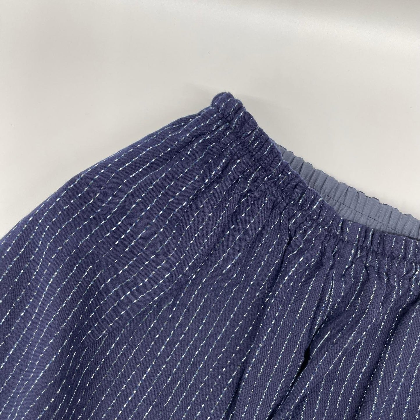 Porter Classic ポータークラシック PC-047-2652 ネイビー ストライプ KASURI STRIPE ORIGINAL PEACE PANTS ボトムス