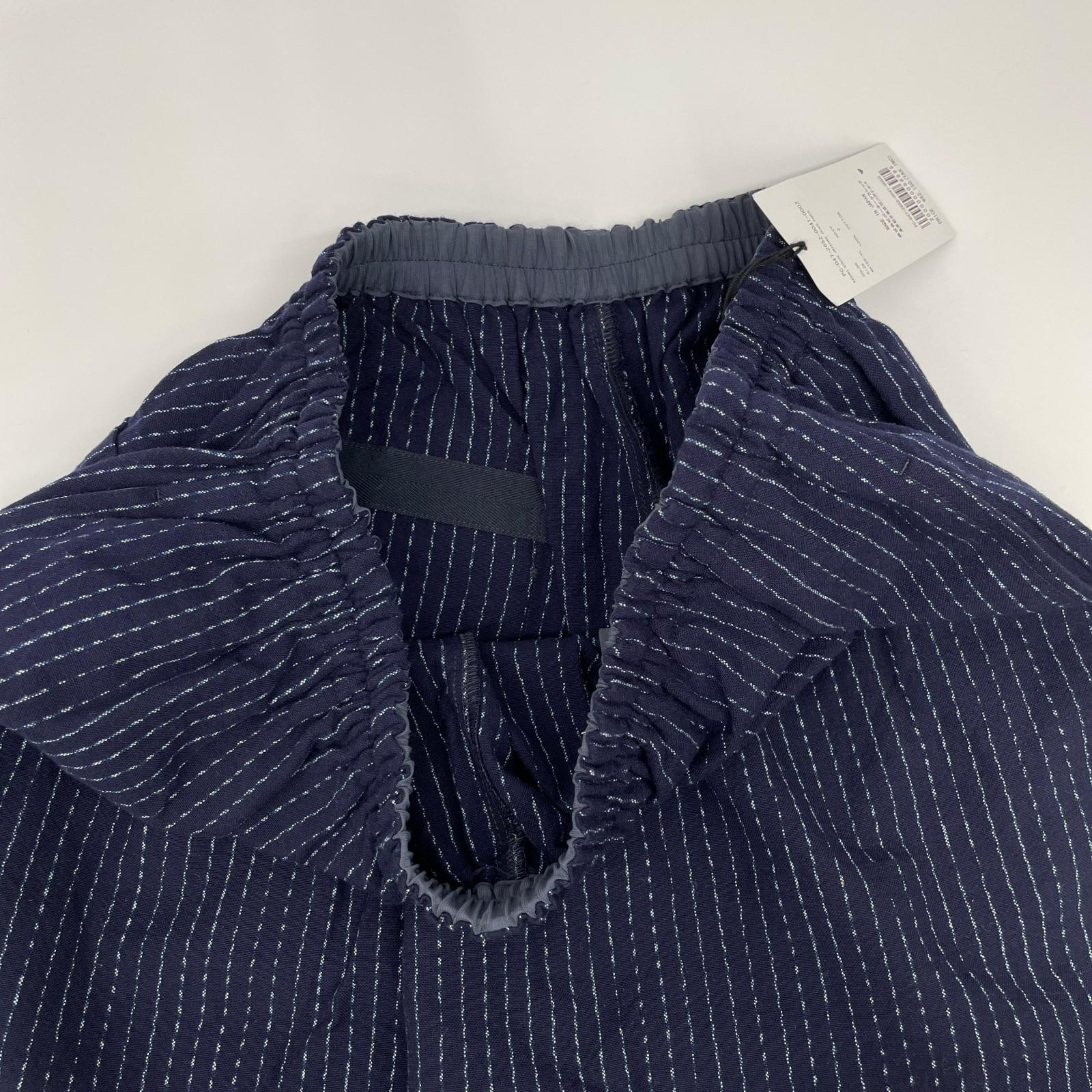 Porter Classic ポータークラシック PC-047-2652 ネイビー ストライプ KASURI STRIPE ORIGINAL PEACE PANTS ボトムス