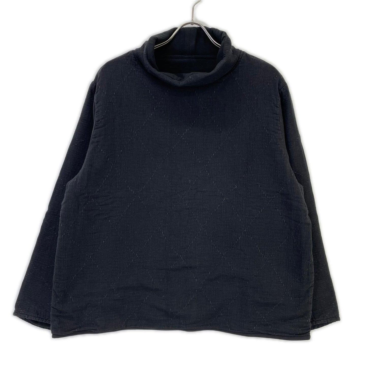 Porter Classic ポータークラシック ブラック SASHIKO STRETCH BEATNIK TURTLENECK/刺し子 ストレッチ ビートニックタートルネック トップス