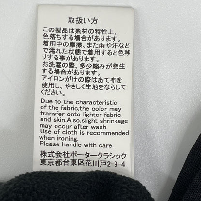 Porter Classic ポータークラシック ブラック SASHIKO STRETCH BEATNIK TURTLENECK/刺し子 ストレッチ ビートニックタートルネック トップス