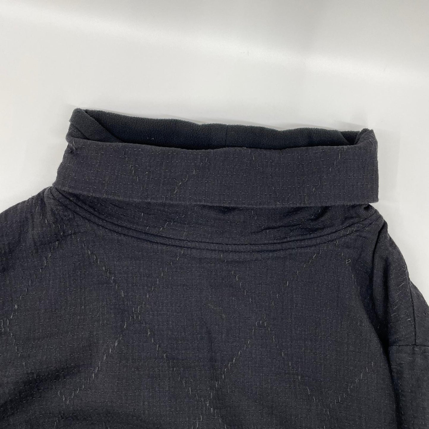 Porter Classic ポータークラシック ブラック SASHIKO STRETCH BEATNIK TURTLENECK/刺し子 ストレッチ ビートニックタートルネック トップス