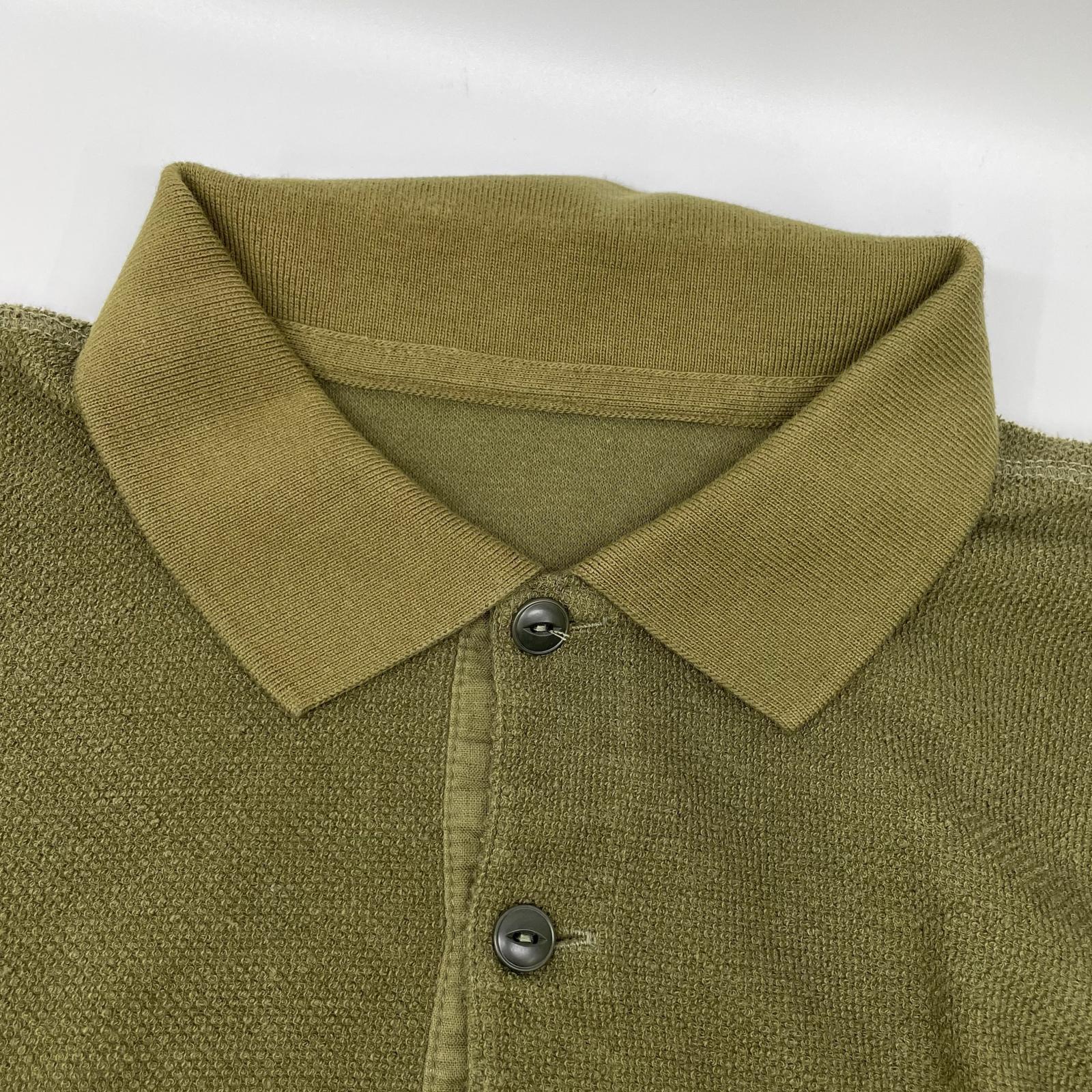 Porter Classic ポータークラシック カーキ パイル生地 SUMMER PILE STHIRT/サマーパイルシャツ トップス