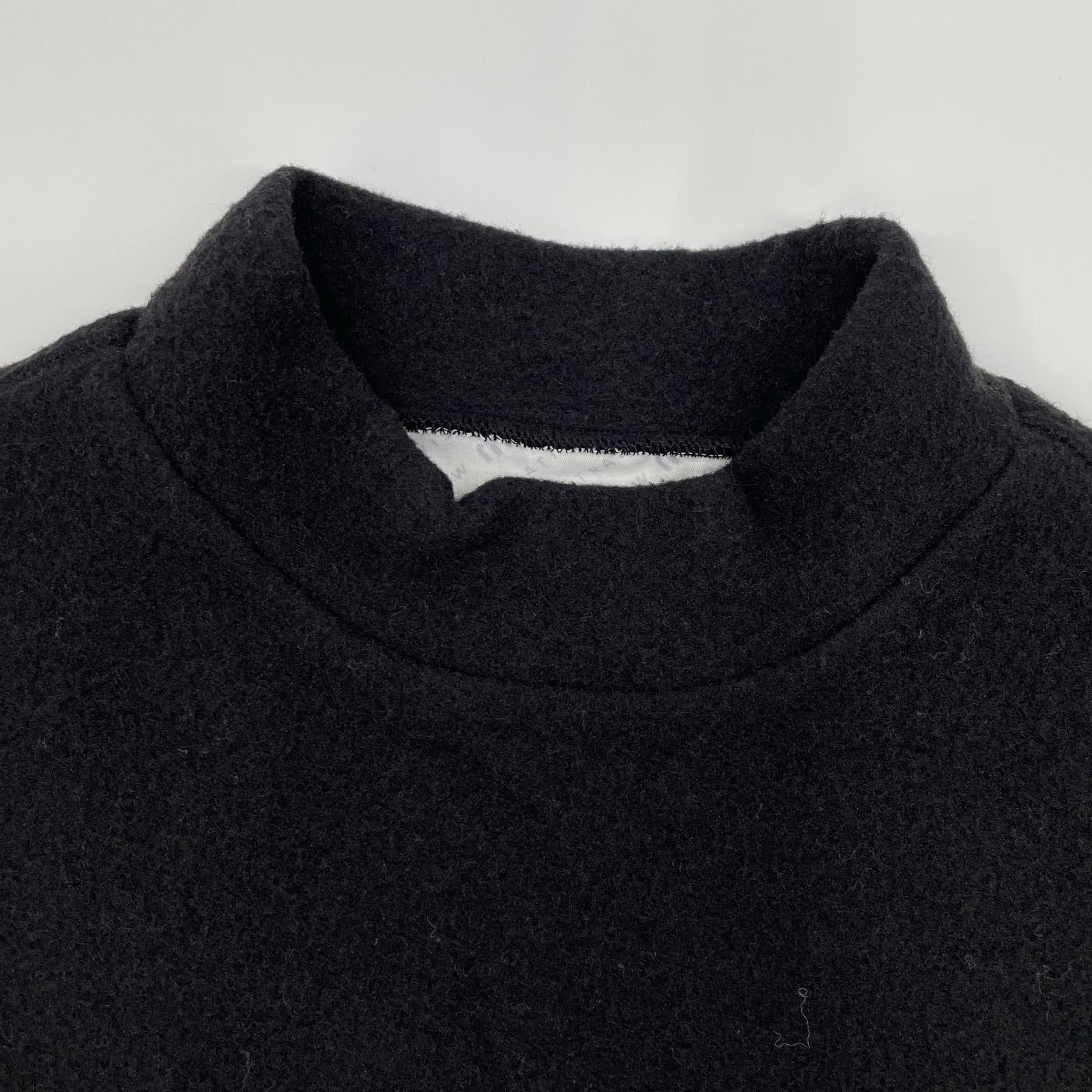 Travis Mathew トラヴィスマシュー ブラック Chest Line Mock 2 モックネック スウェット トップス