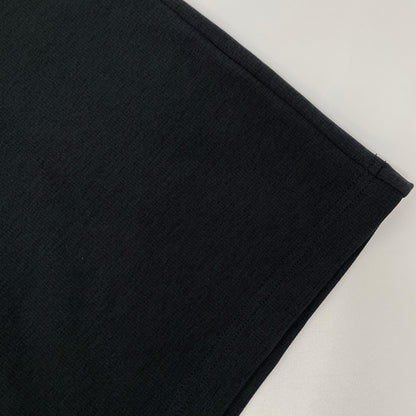 Travis Mathew トラヴィスマシュー ブラック RELAX MOCK バックプリント ロングスリーブモックネックシャツ トップス