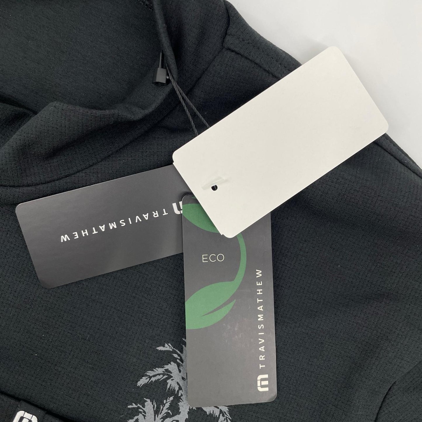 Travis Mathew トラヴィスマシュー ブラック RELAX MOCK バックプリント ロングスリーブモックネックシャツ トップス