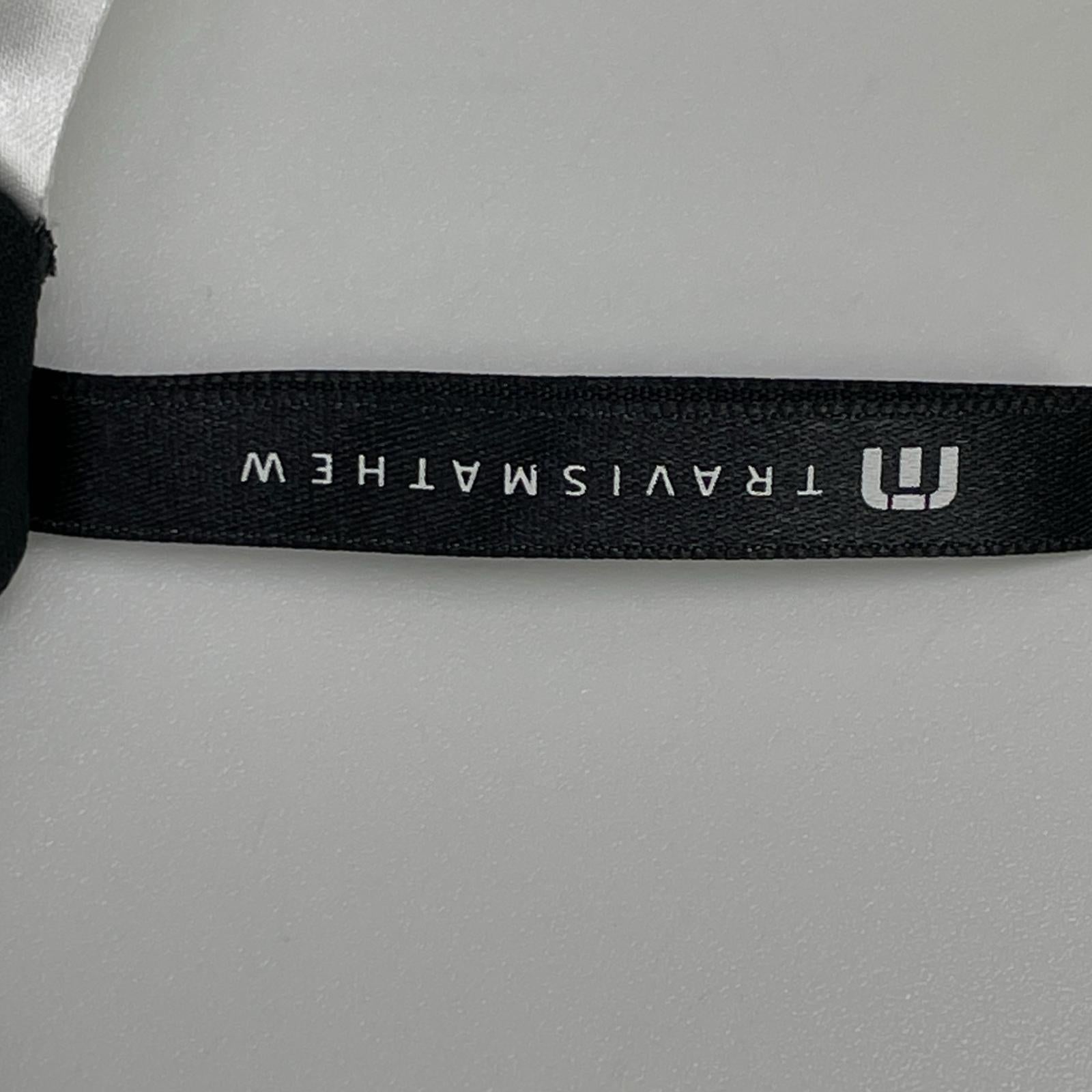 Travis Mathew トラヴィスマシュー ブラック RELAX MOCK バックプリント ロングスリーブモックネックシャツ トップス