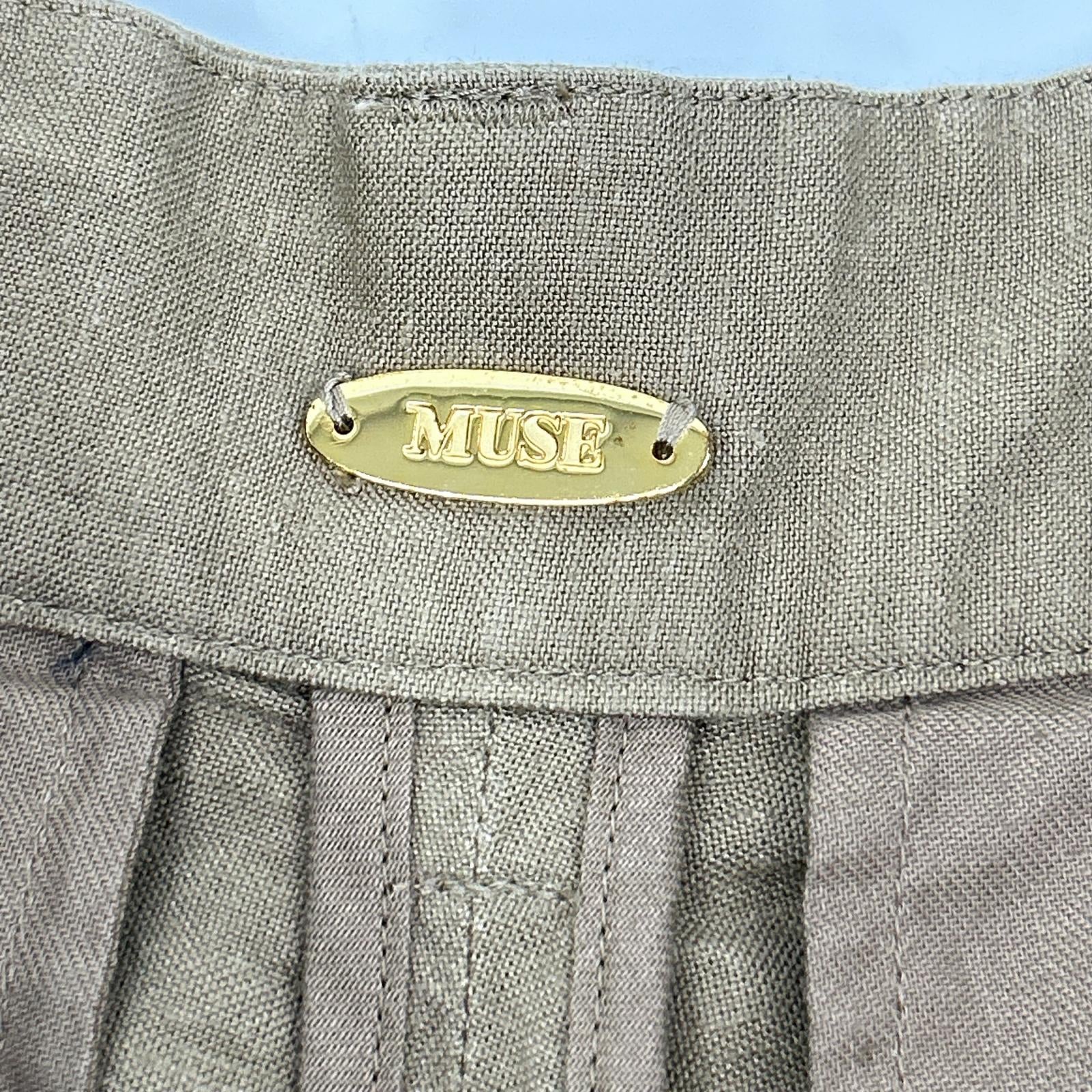 Deuxieme Classe ドゥーズィエムクラス 24SS ブラウン リネン混 Glowlino WRAP パンツ ボトムス