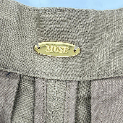 Deuxieme Classe ドゥーズィエムクラス 24SS ブラウン リネン混 Glowlino WRAP パンツ ボトムス