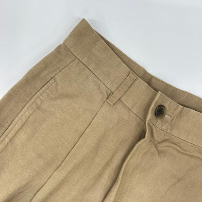 Deuxieme Classe ドゥーズィエムクラス 24SS ブラウン リネン混 Glowlino WRAP パンツ ボトムス