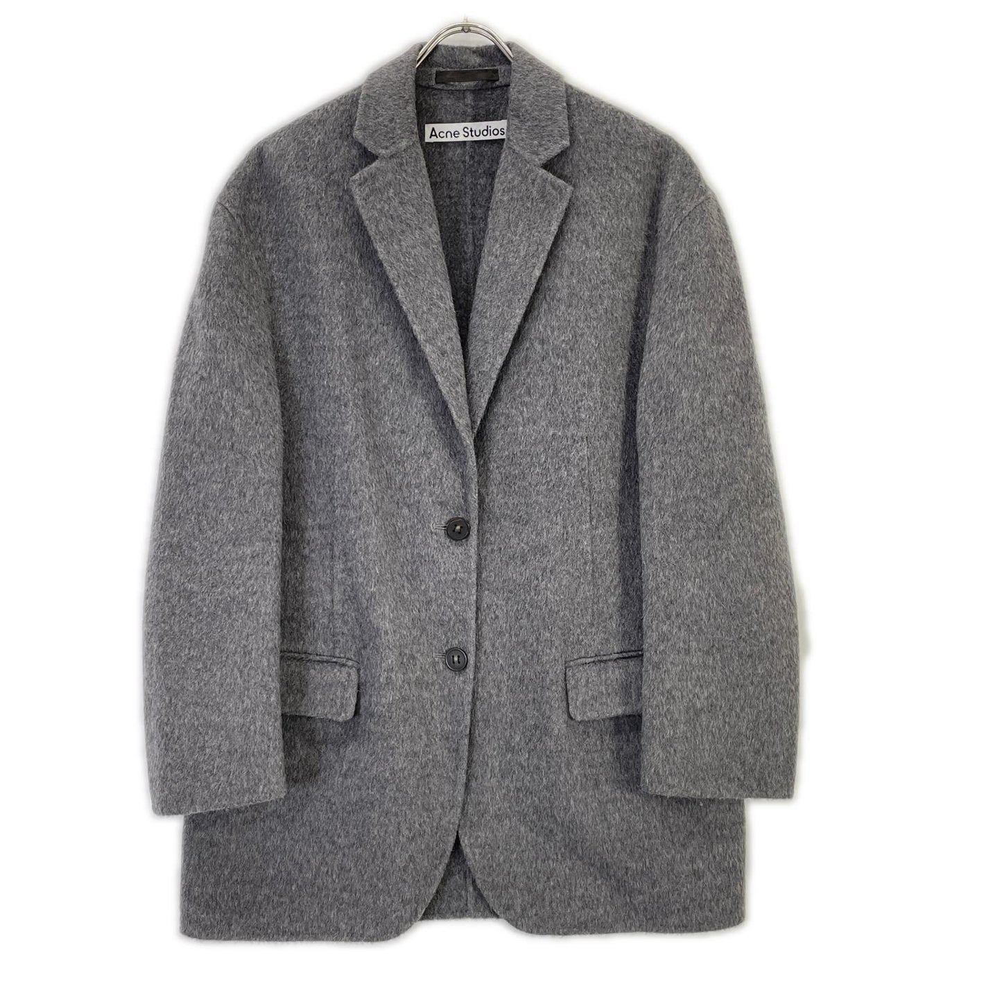 ACNE STUDIOS アクネ ストゥディオズ FN-WN-OUTW000414 21SS グレー Wool chester coat ウールチェスターコート コート