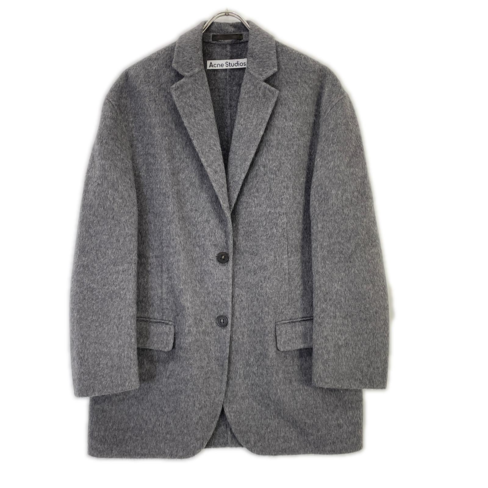 ACNE STUDIOS アクネ ストゥディオズ FN-WN-OUTW000414 21SS グレー Wool chester coat ウールチェスターコート コート