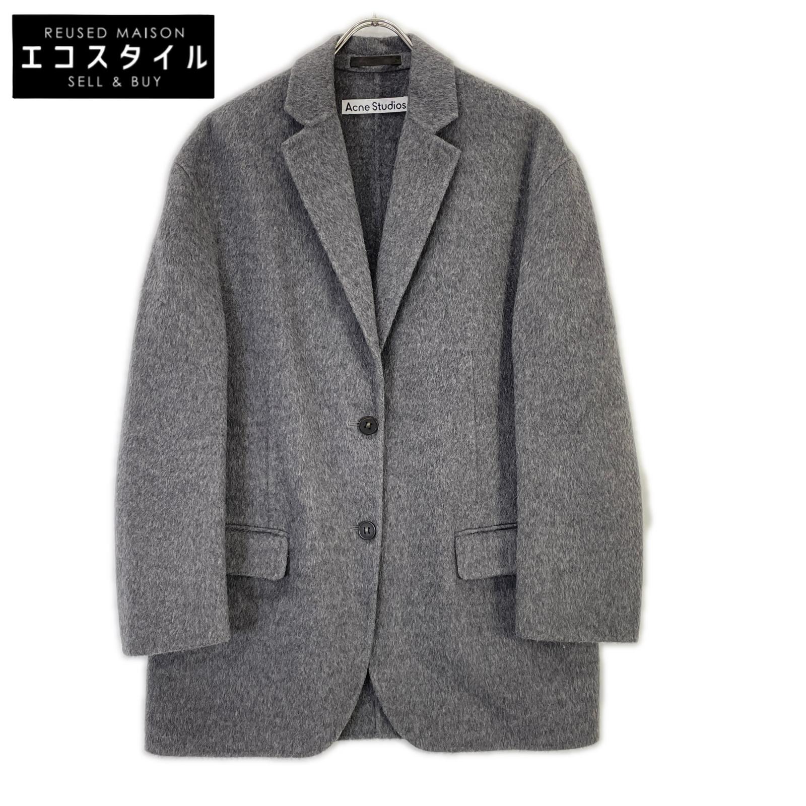 ACNE STUDIOS アクネ ストゥディオズ FN-WN-OUTW000414 21SS グレー Wool chester coat ウールチェスターコート コート