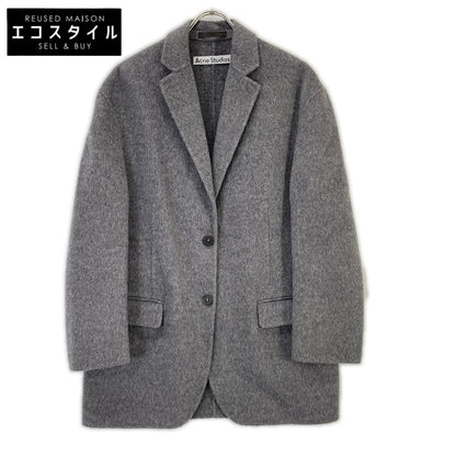 ACNE STUDIOS アクネ ストゥディオズ FN-WN-OUTW000414 21SS グレー Wool chester coat ウールチェスターコート コート