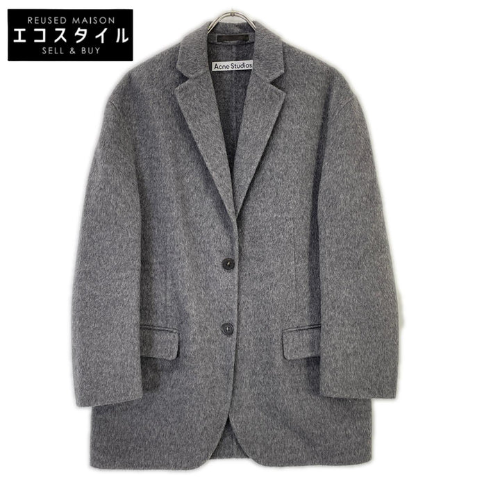 ACNE STUDIOS アクネ ストゥディオズ FN-WN-OUTW000414 21SS グレー Wool chester coat ウールチェスターコート コート