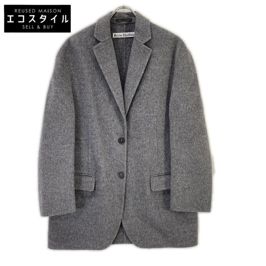 ACNE STUDIOS アクネ ストゥディオズ FN-WN-OUTW000414 21SS グレー Wool chester coat ウールチェスターコート コート