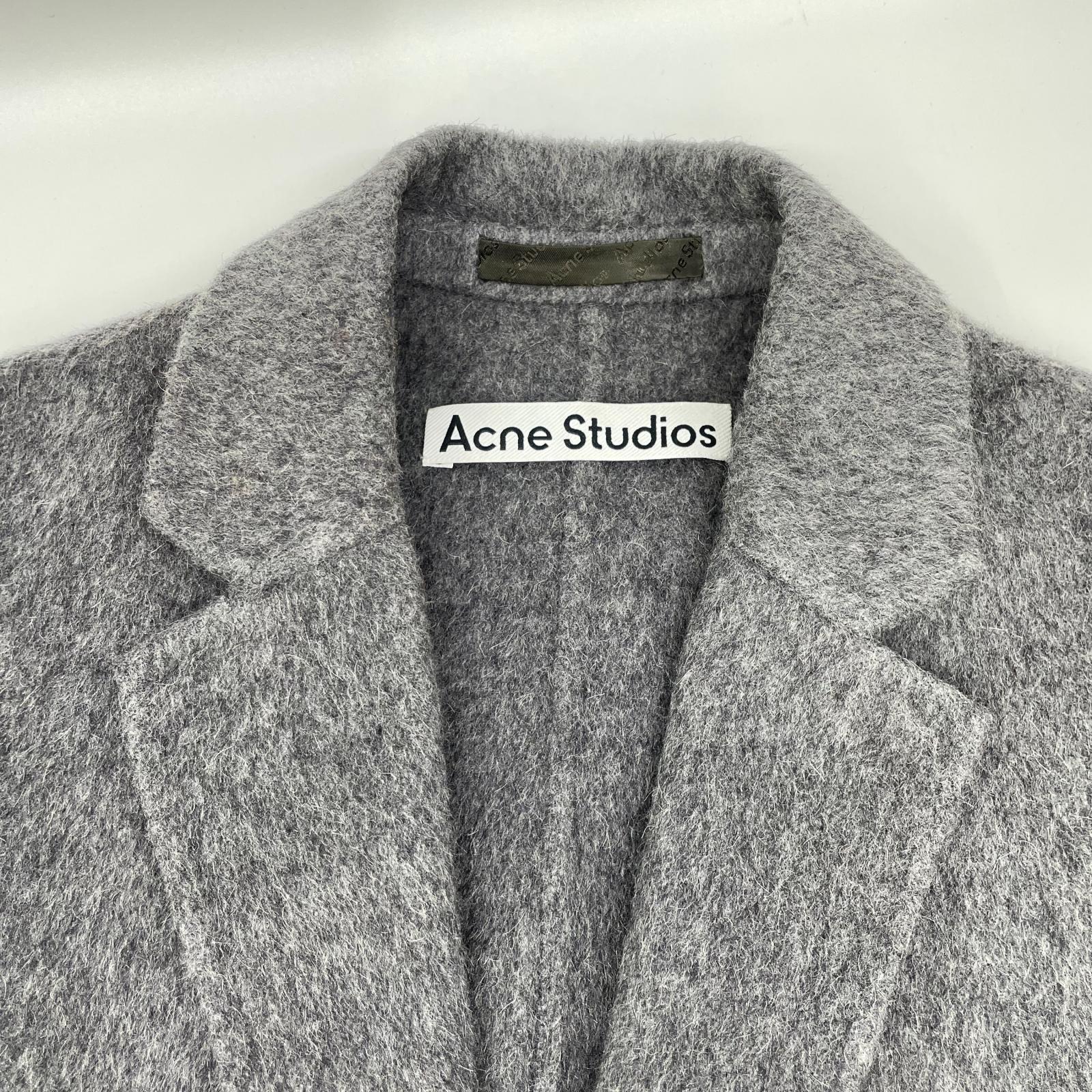 ACNE STUDIOS アクネ ストゥディオズ FN-WN-OUTW000414 21SS グレー Wool chester coat ウールチェスターコート コート