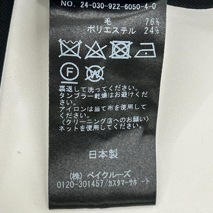R'IAM-PLAGE リアムプラージュ 24年製 ブラック タックワイドパンツ ボトムス