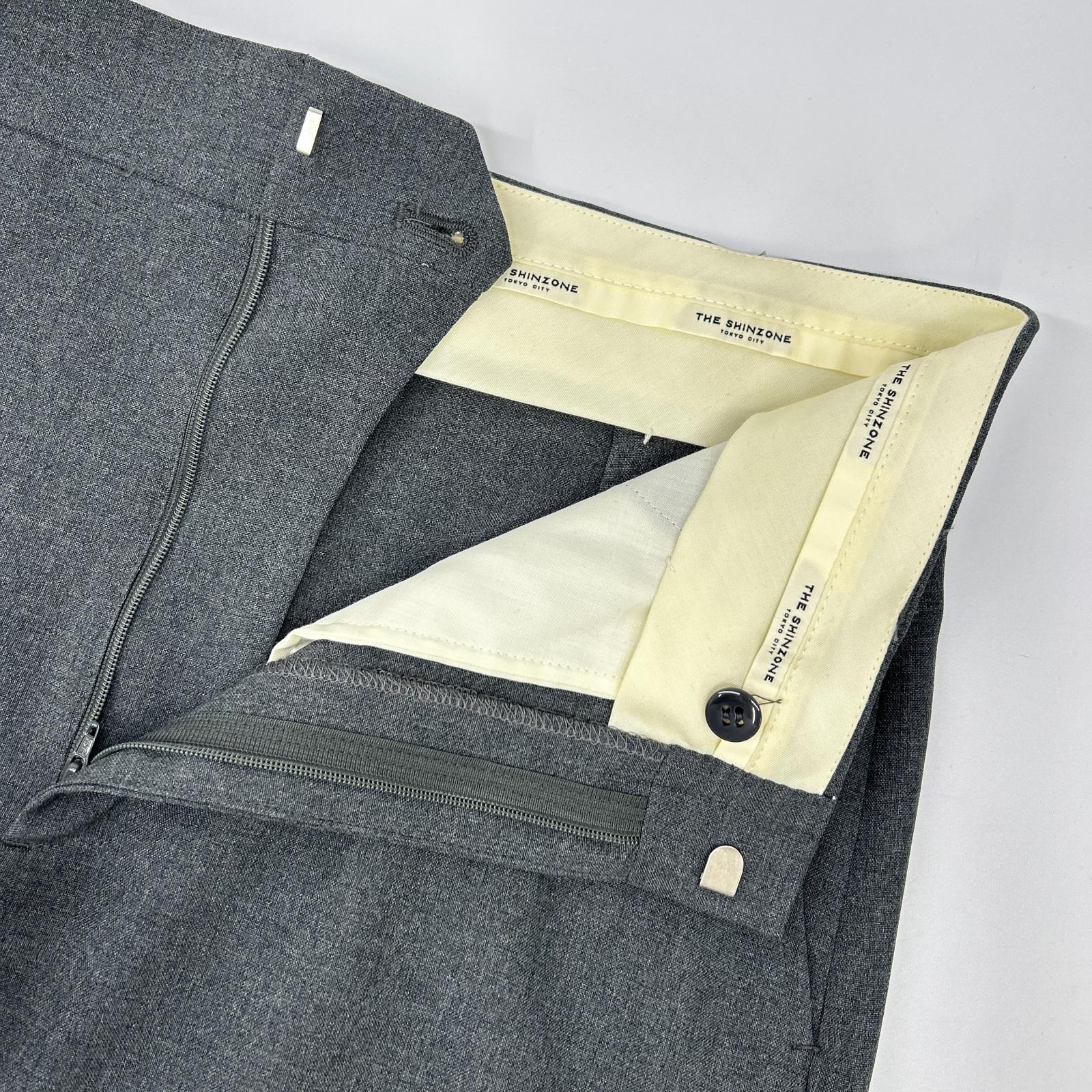 THE SHINZONE ザ シンゾーン 24SMSSK02 24SS グレー CHRYSLER SKIRT ロングスカート スカート