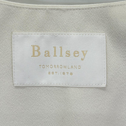 BALLSEY ボールジー ホワイト ドライアムンゼン クルーネックロングジレ ベスト