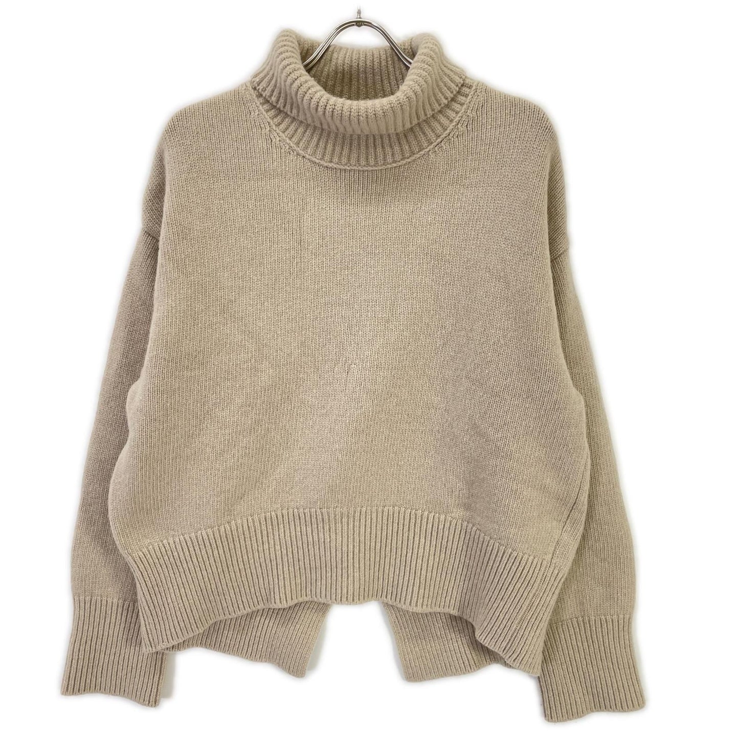 Deuxieme Classe ドゥーズィエムクラス 22080500425030 ベージュ カシミヤ混 JADE MIDI タートルネックニット トップス