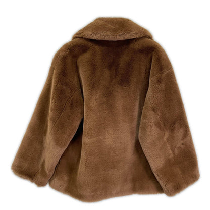 STAND STUDIO スタンドスタジオ 61477-9540 ブラウン Savannah Jacket ファーテーラードジャケット ジャケット