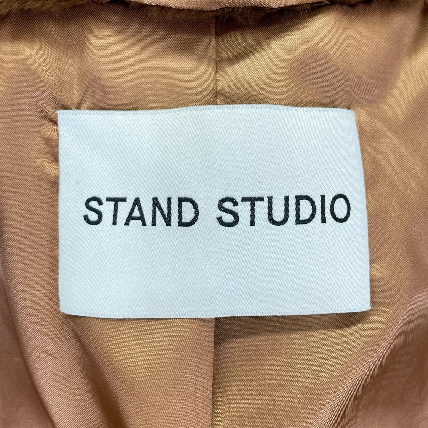 STAND STUDIO スタンドスタジオ 61477-9540 ブラウン Savannah Jacket ファーテーラードジャケット ジャケット