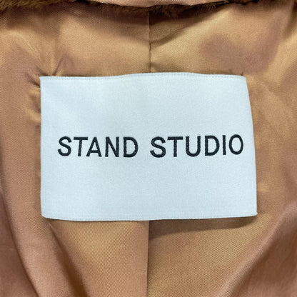 STAND STUDIO スタンドスタジオ 61477-9540 ブラウン Savannah Jacket ファーテーラードジャケット ジャケット