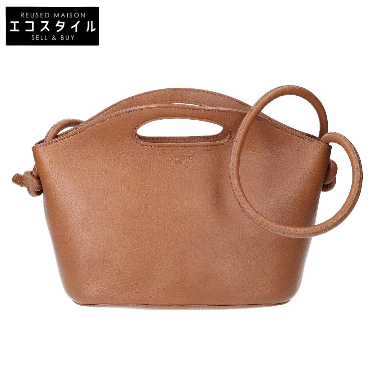 HIROFU ヒロフ 【美品】コーダ オールレザー 2WAY ショルダー ハンドバッグ
