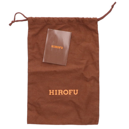 HIROFU H logo leather pouch
