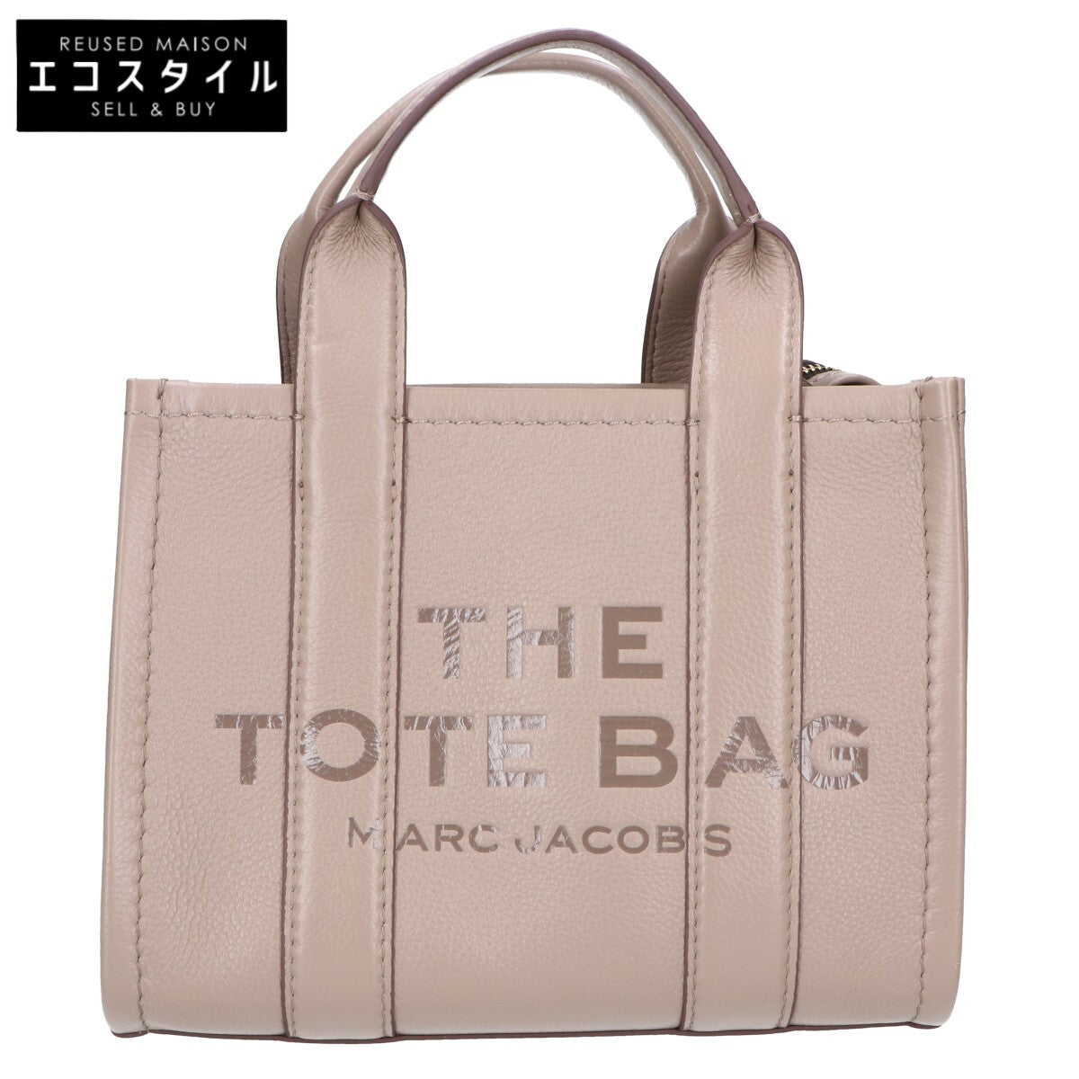 MARC JACOBS マーク ジェイコブス 【美品】H009L01PF21 055 THE LEATHER TOTE BAG レザー 2WAY トートバッグ