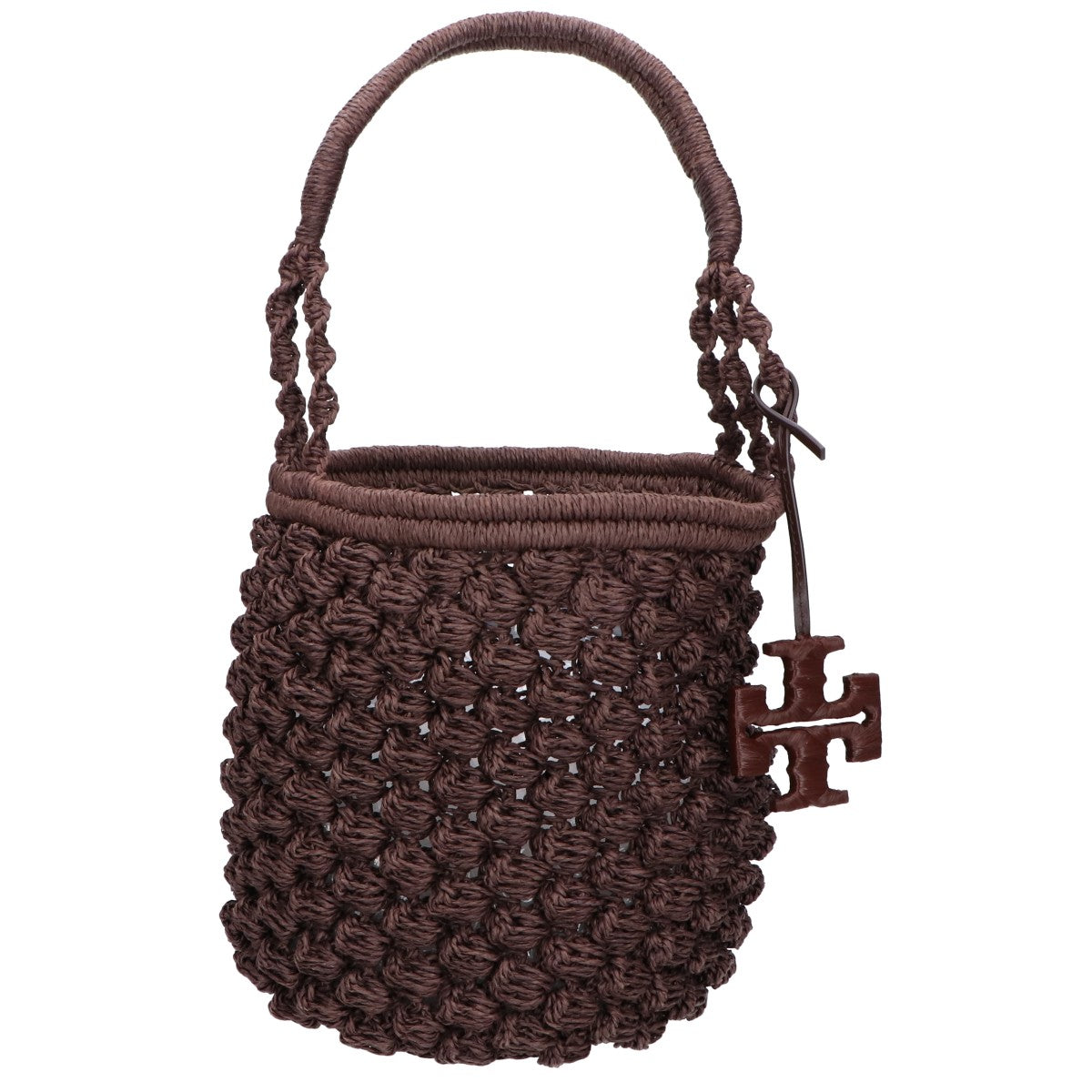Tory Burch トリーバーチ エラ ハンドクロシェ ポップコーン バケットバッグ/ ハンドバッグ
