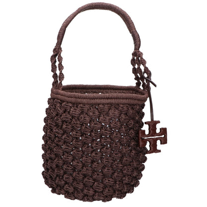 Tory Burch トリーバーチ エラ ハンドクロシェ ポップコーン バケットバッグ/ ハンドバッグ
