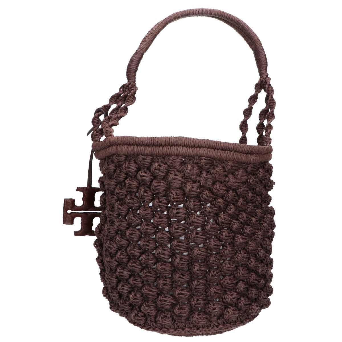 Tory Burch トリーバーチ エラ ハンドクロシェ ポップコーン バケットバッグ/ ハンドバッグ