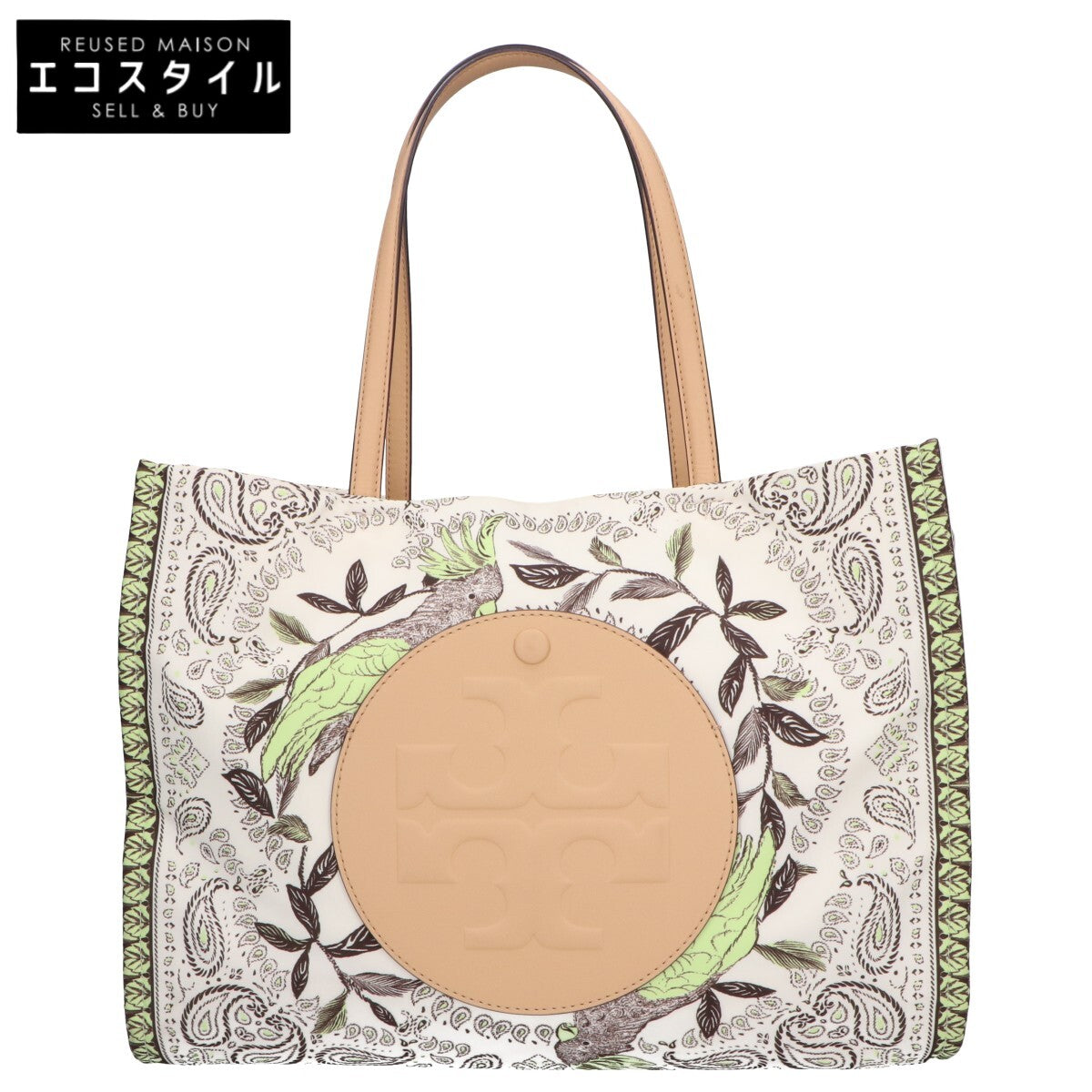 Tory Burch 183822 Ella print small tote bag