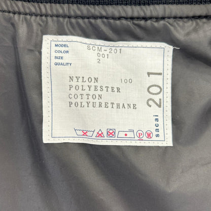 sacai サカイ 【美品/24AW】SCM-201 Nylon Twill Blouson ナイロン ツイル ブルゾン ジャケット