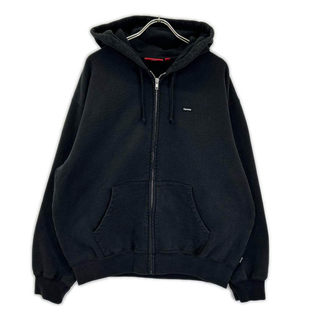 Supreme シュプリーム 26SS ブラック Small Box Zip Up Hooded Sweatshirt スモールボックスロゴ ジップアップフーディ ジャケット