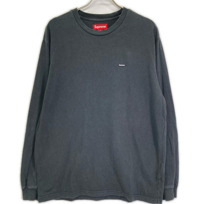 Supreme シュプリーム 25FW ブラック Small Box L/S Tee スモールボックスロゴロングスリーブカットソー トップス
