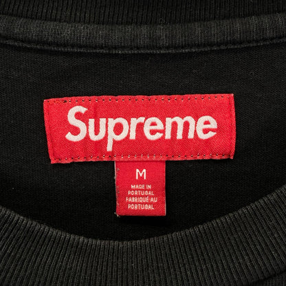 Supreme シュプリーム 25FW ブラック Small Box L/S Tee スモールボックスロゴロングスリーブカットソー トップス
