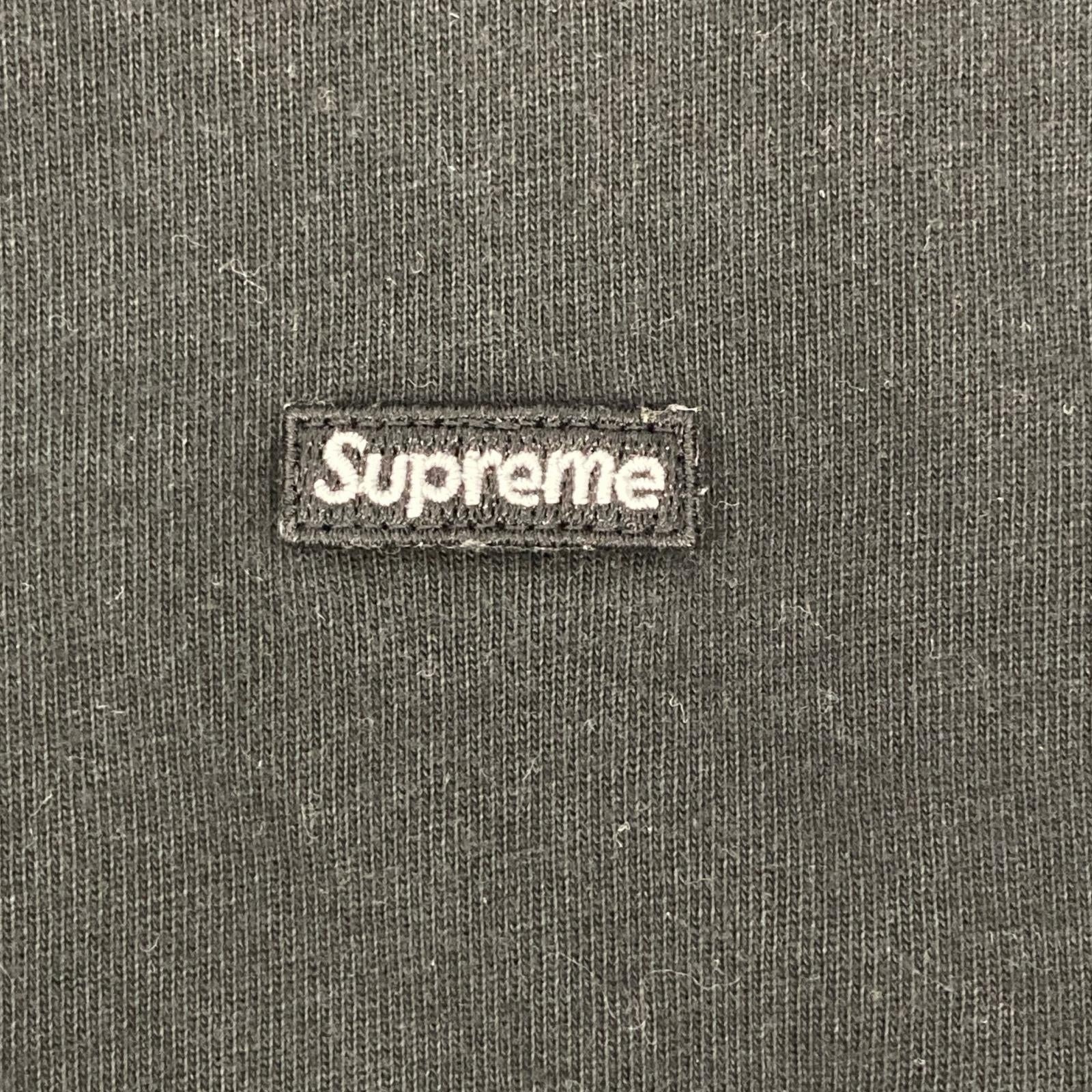 Supreme シュプリーム 25FW ブラック Small Box L/S Tee スモールボックスロゴロングスリーブカットソー トップス