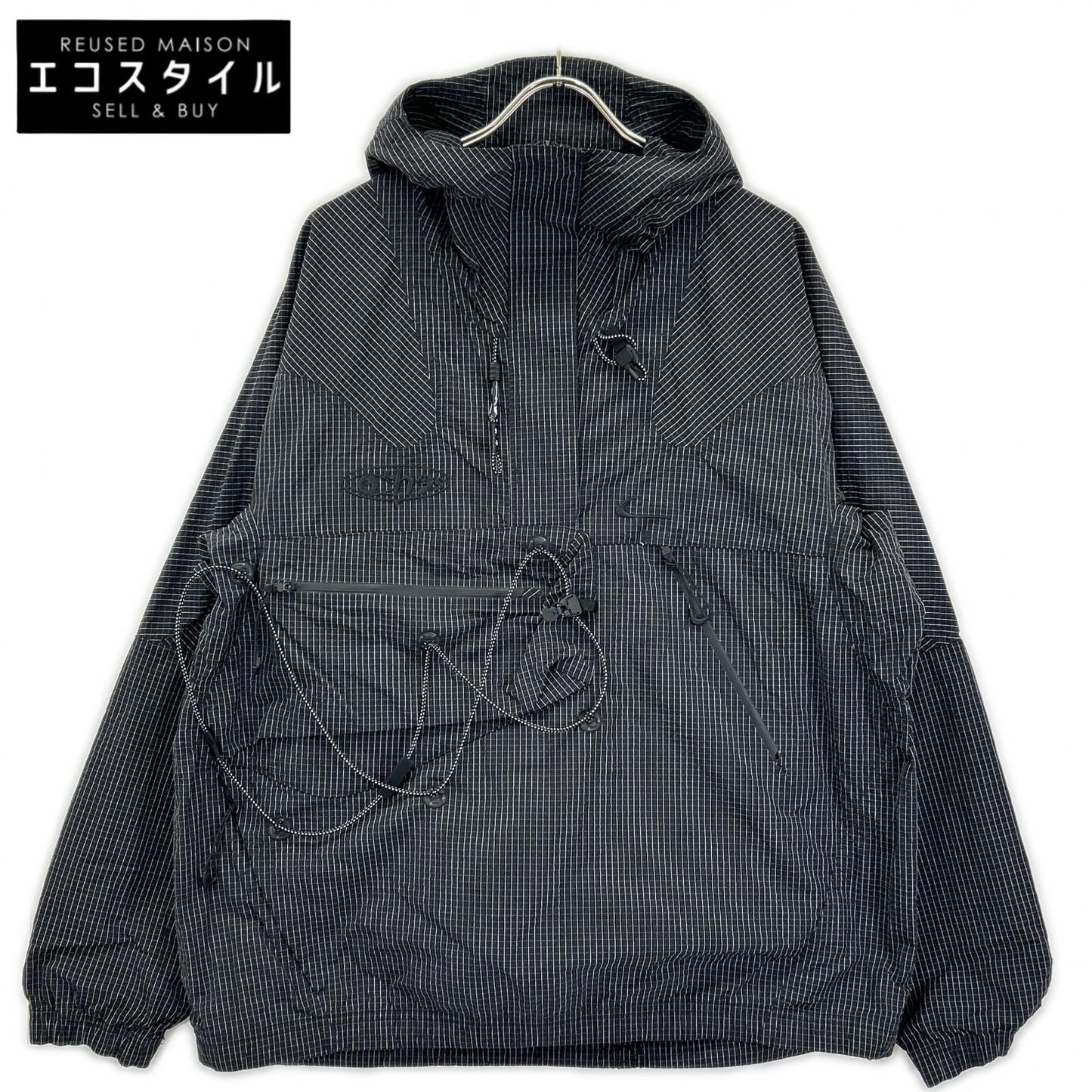 NIKE ナイキ [×Off-White] DV4451-010 Black AS M NRG MC ANORAK BLACK 23HO-S Anorak Hoodie Jacket