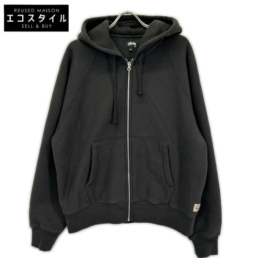 stussy ステューシー 25SS 118571 チャコール Raglan Relaxed Zip Hoodie 裏起毛ジップフーディ ジャケット
