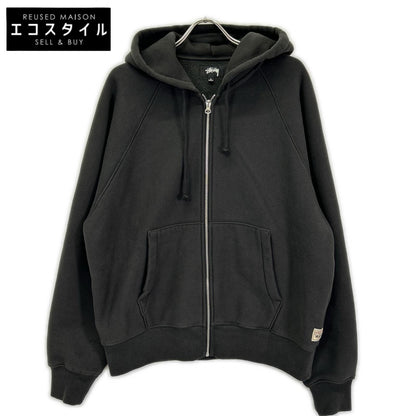 stussy ステューシー 25SS 118571 チャコール Raglan Relaxed Zip Hoodie 裏起毛ジップフーディ ジャケット