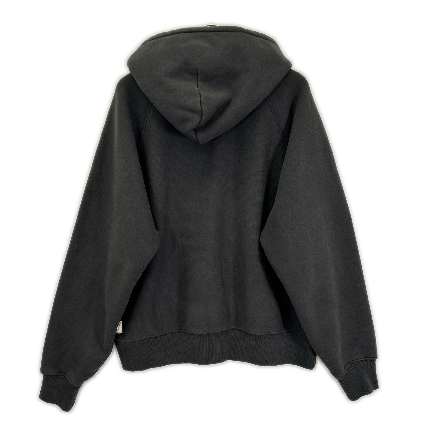stussy ステューシー 25SS 118571 チャコール Raglan Relaxed Zip Hoodie 裏起毛ジップフーディ ジャケット
