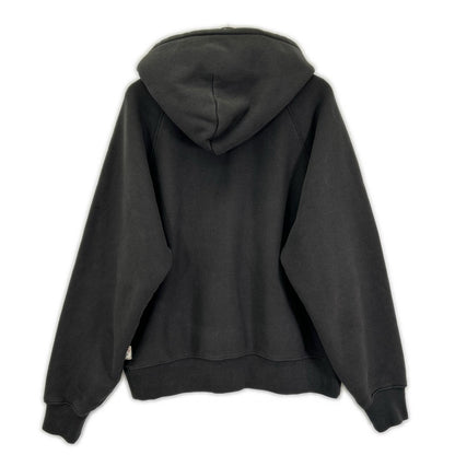 stussy ステューシー 25SS 118571 チャコール Raglan Relaxed Zip Hoodie 裏起毛ジップフーディ ジャケット