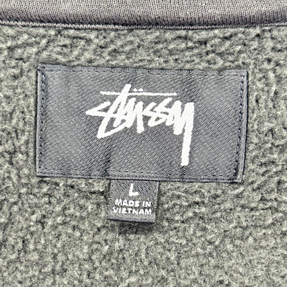 stussy ステューシー 25SS 118571 チャコール Raglan Relaxed Zip Hoodie 裏起毛ジップフーディ ジャケット