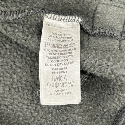 stussy ステューシー 25SS 118571 チャコール Raglan Relaxed Zip Hoodie 裏起毛ジップフーディ ジャケット
