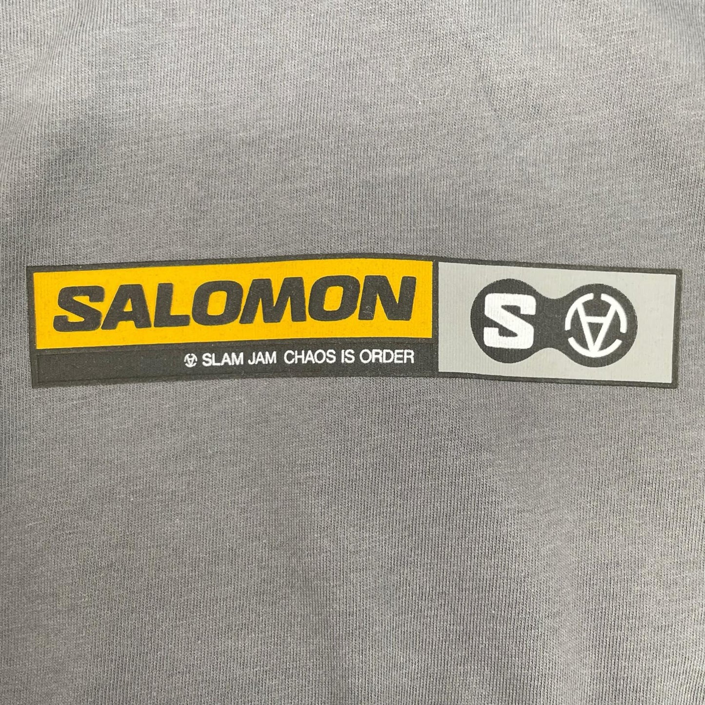SALOMON サロモン 【×Slam Jam】グレー レイヤードロングスリーブカットソー トップス