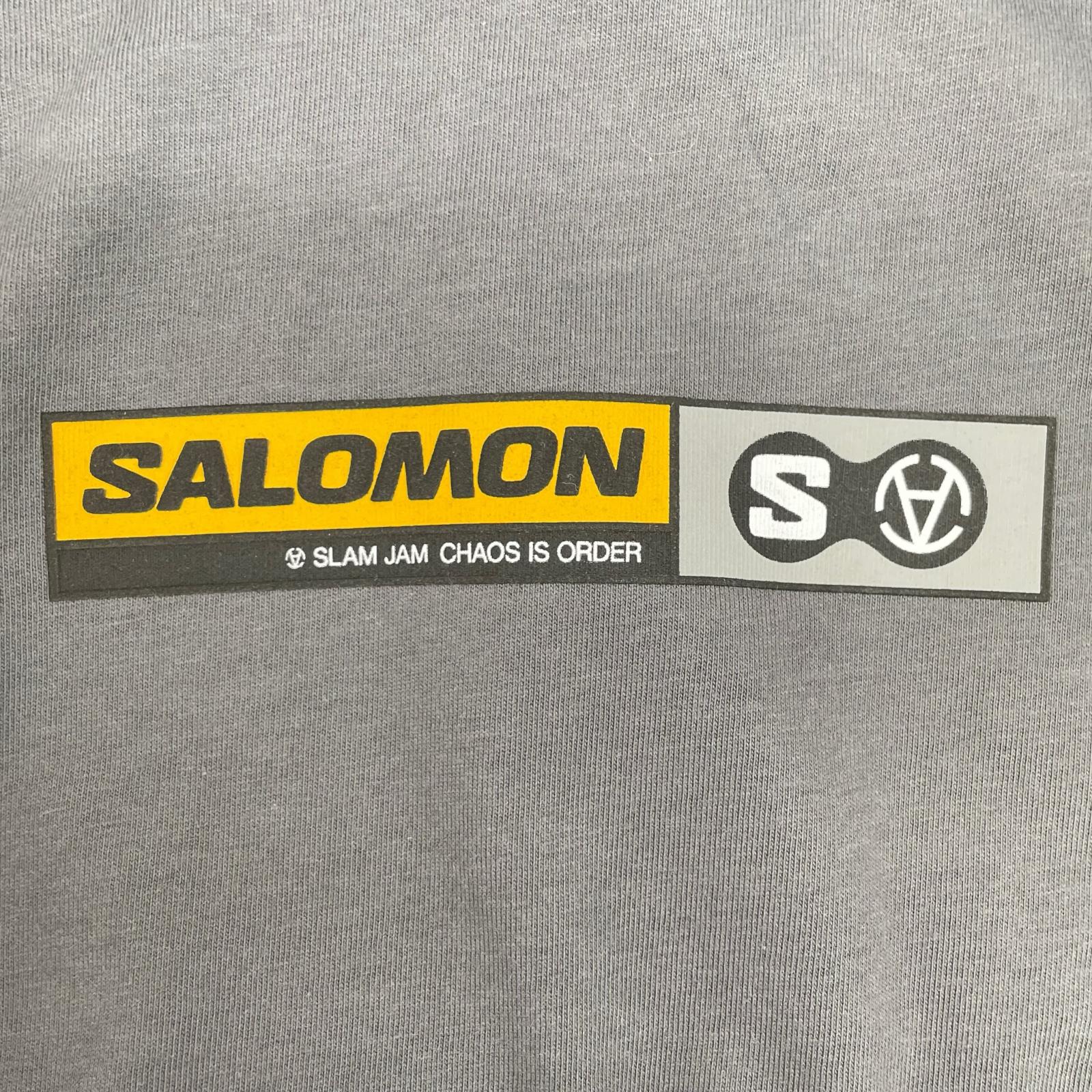 SALOMON サロモン 【×Slam Jam】グレー レイヤードロングスリーブカットソー トップス