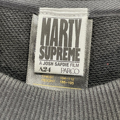 Other Brand 【A24×PARCO】Black MARTY SUPREME Logo-Print Sweatshirt Tops